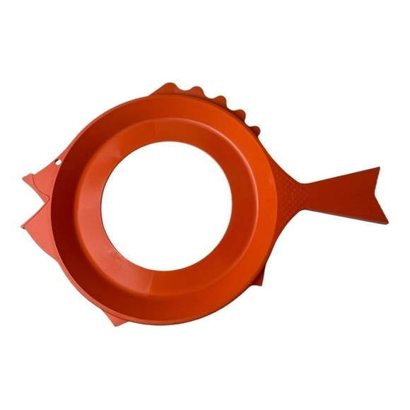 Vintage Plate-Mate Set Of 6 Fish Paper Plate Retro Holders - Picture 3 of 6